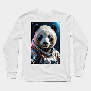 Galactic Panda Odyssey Long Sleeve T-Shirt